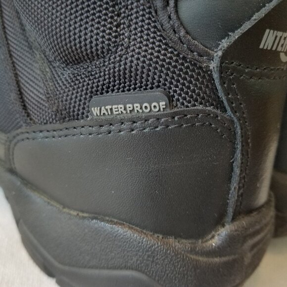 Interceptor Tactical Boots Side Zip Size 10 Black Combat Men’s EUC - Picture 6 of 8